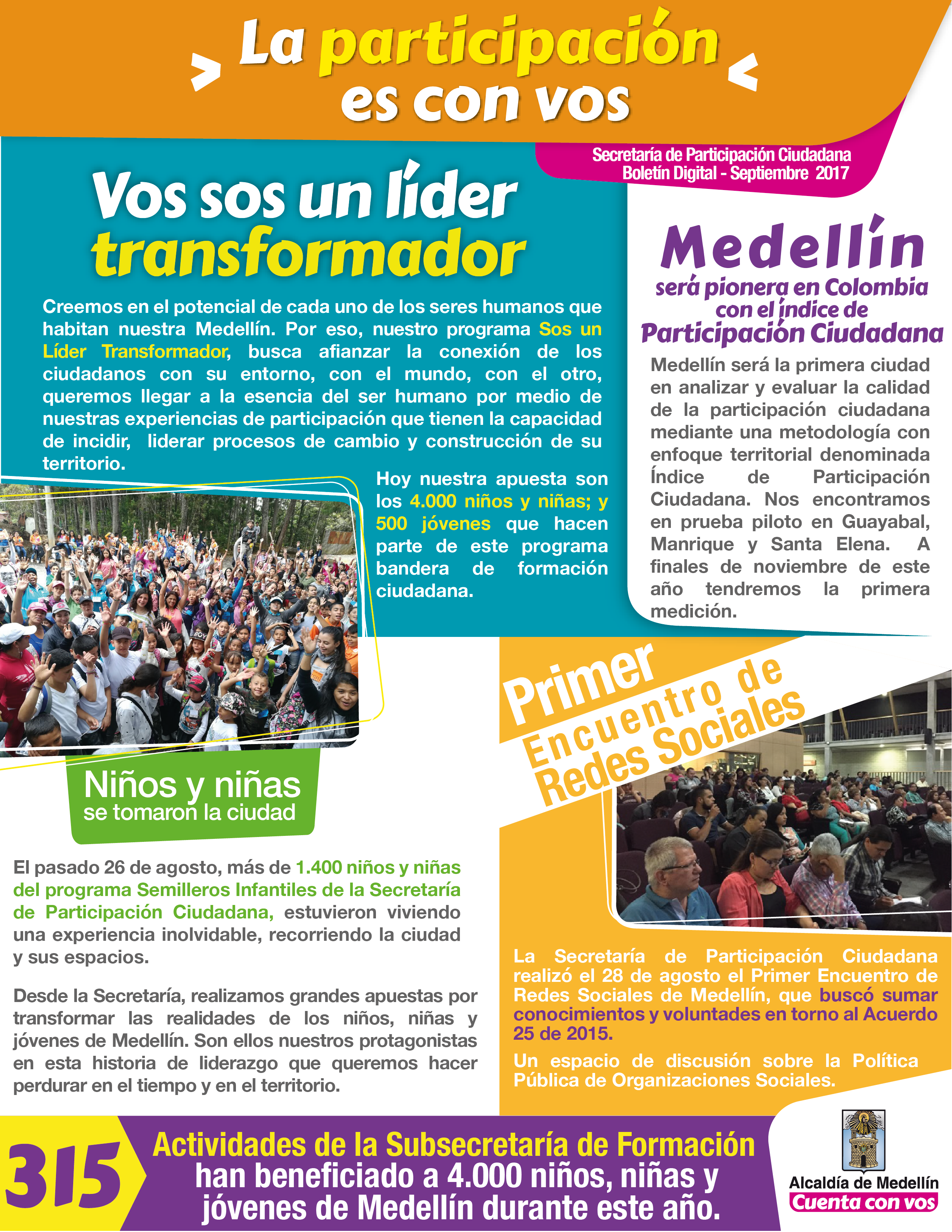 Bolet&iacute;n informativo - La participaci&oacute;n es con vos.